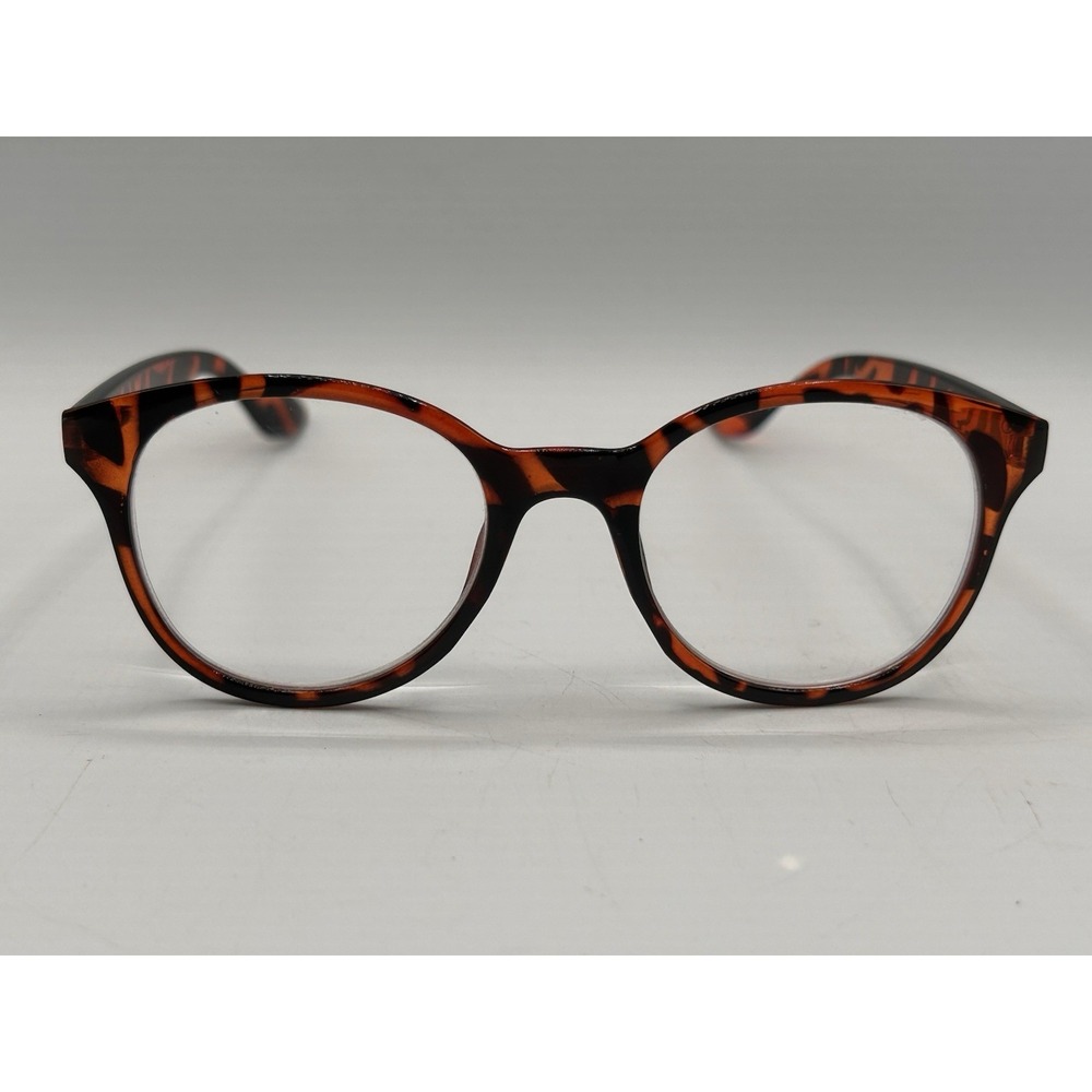 Vintage Women's Steve Madden +‎ 2 Reading Eyeglasses Tortoise Dark Brown Round